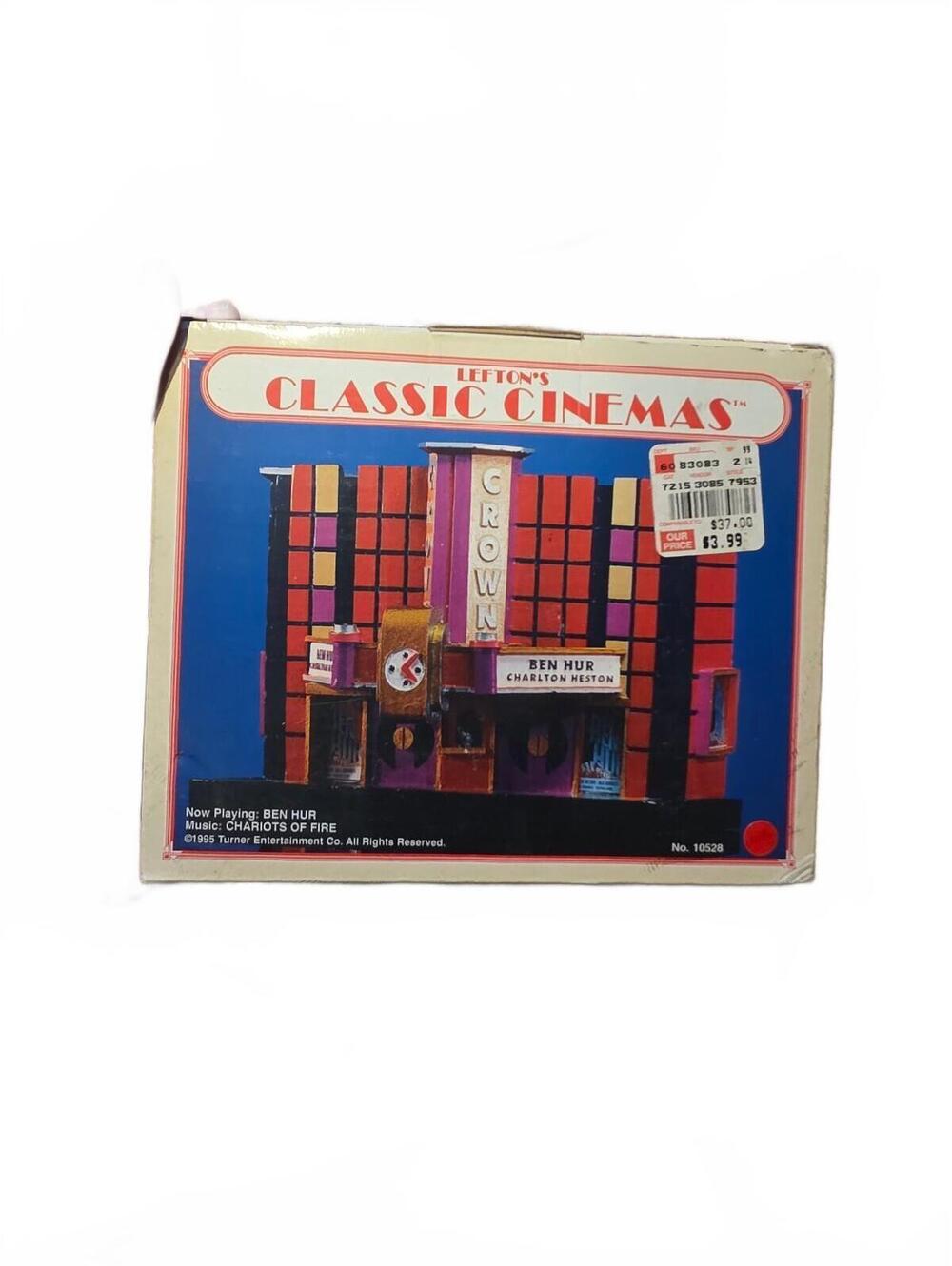 Vtg Lefton's Classic Cinemas Collectible Model - Ben Hur Theaters